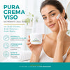 Crema Viso Nutriente agli AHA 50 ml PURA - applicazione sul viso
